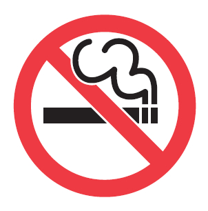 smoke free hotel icon